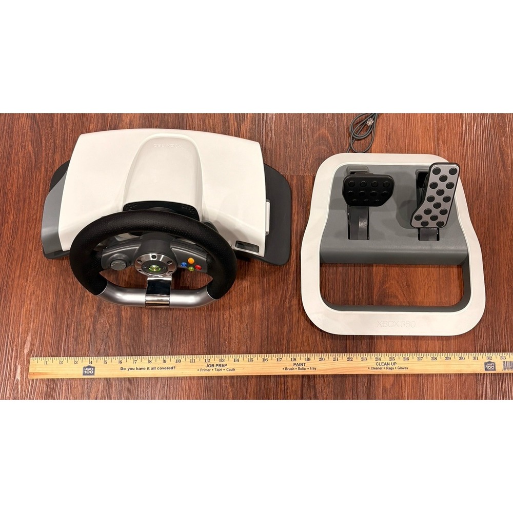 Xbox‎ 360 Wireless Racing Wheel READ! - Picture 4 of 16
